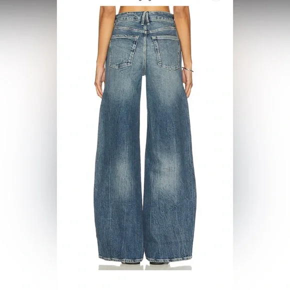 NWT Good American Good Skate High Rise Wide Leg - Picture 3 of 8